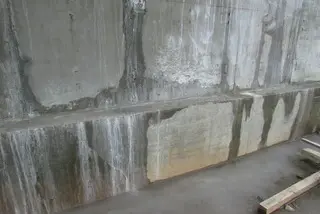 Sellado de cisternas